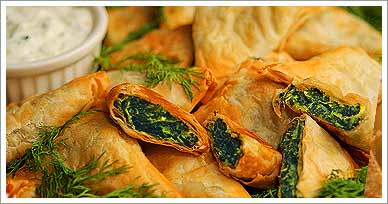 artichoke parmesan phyllo bites