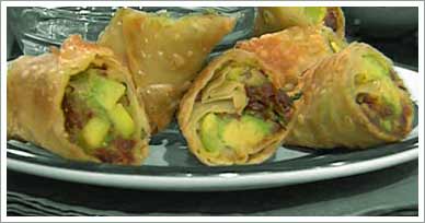 avocado egg rolls