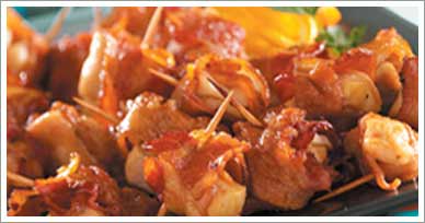 bacon mustard bitescrostini