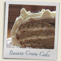 Banana Cream Cake