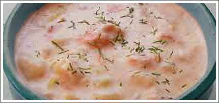 salmon chowder photo